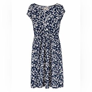 Boden Pleated Jersey Material Stretch Dress